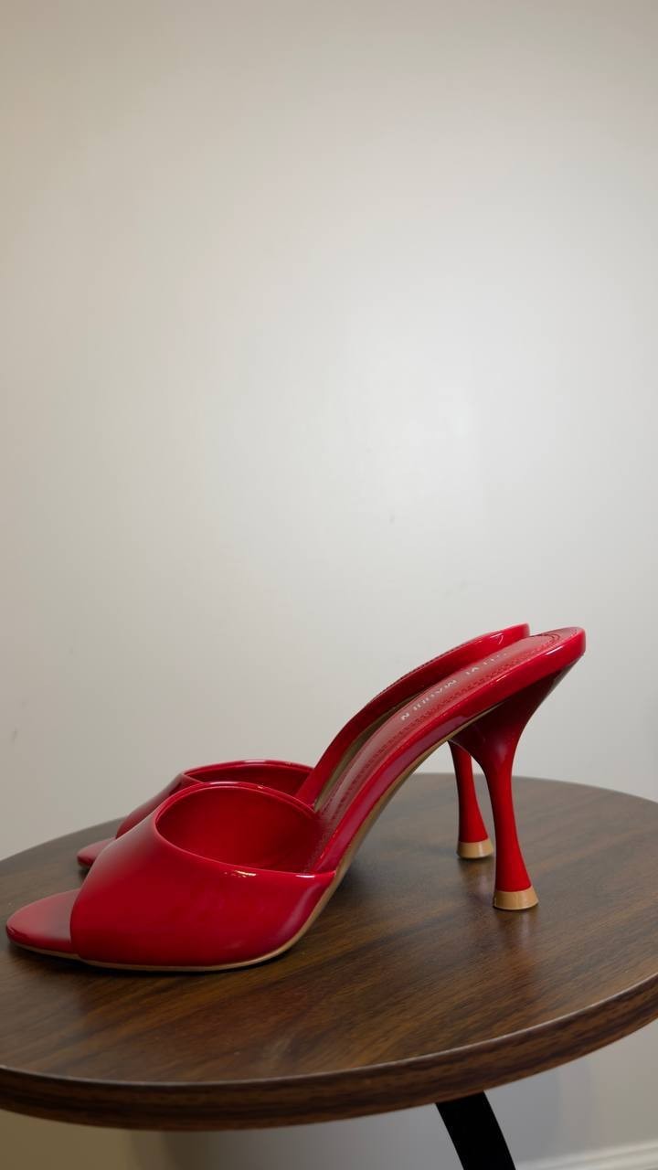 Steve Madden Dress Sandals Dark Red 8 New $109.00