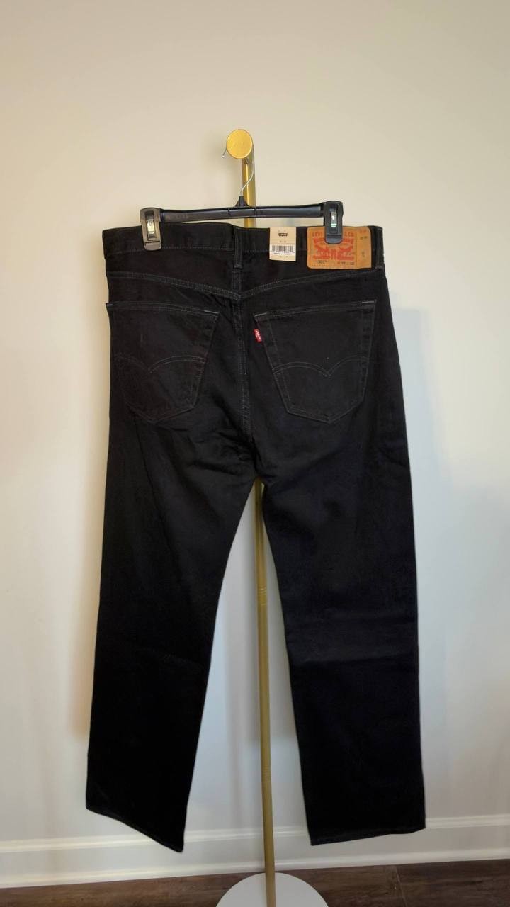 Levi’s 501 Original Men’s Jeans Black 35x32 NWT $84.95