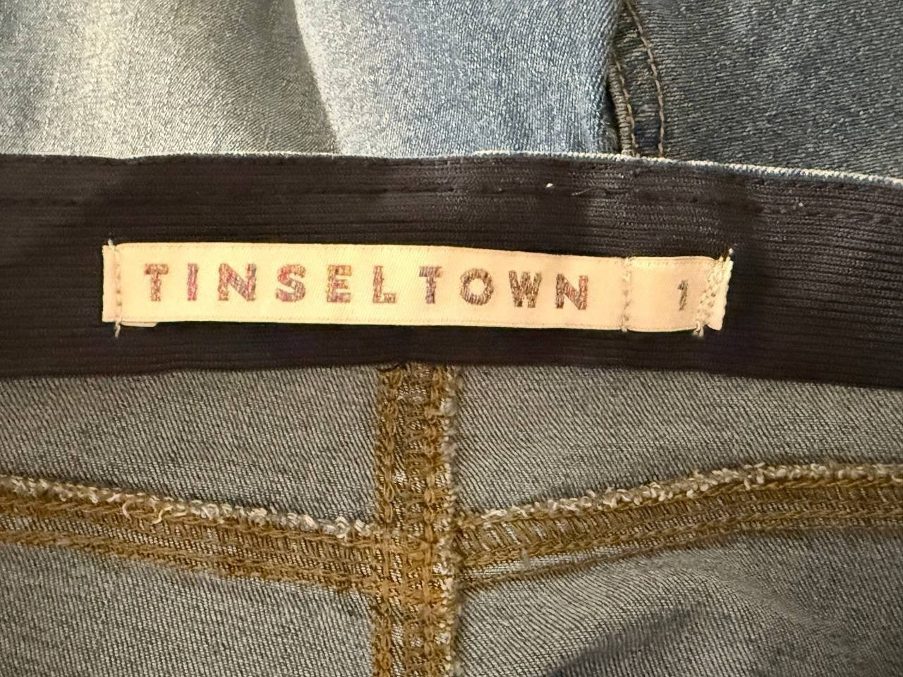 Tinseltown Pull‑On Flare Jeans – Blue – Size 1 Juniors – NWOT