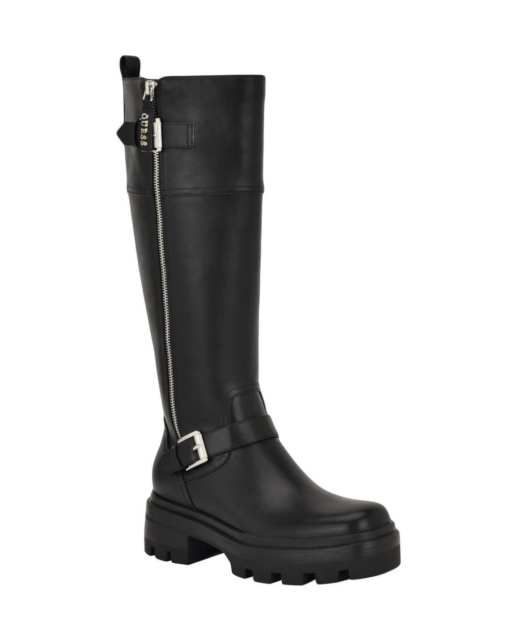 Guess Tall Boots 8.5M Black Man‑Made New in Box MSRP $169