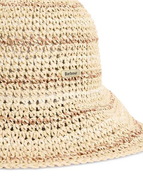 Barbour  Cloche  Hat  Natural  Paper  M  New  $60