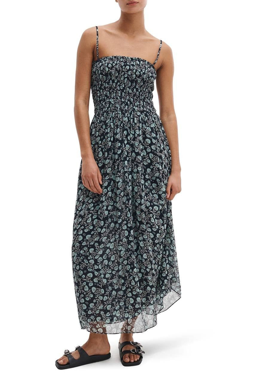 Rag & Bone Hallie Floral Sleeveless Maxi Dress Salute Floral L NWT $428