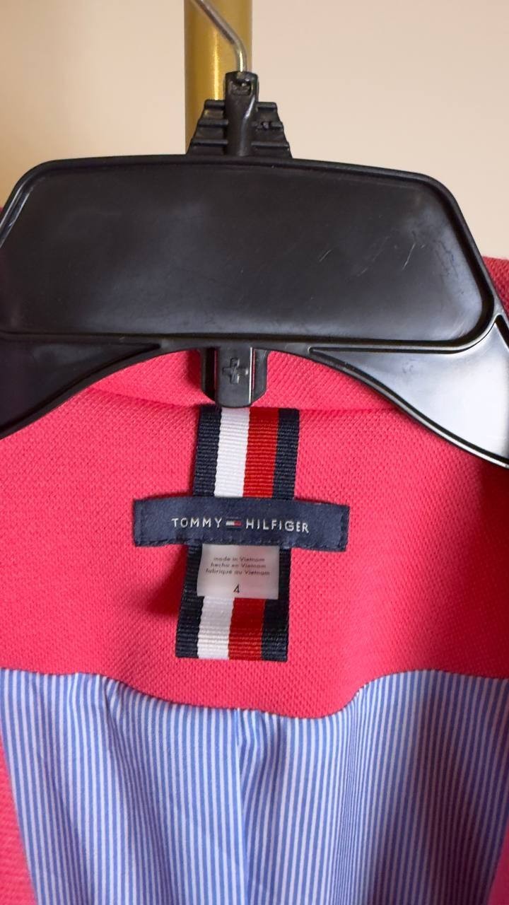 Tommy Hilfiger Blazer Petunia Pink 4 NWT