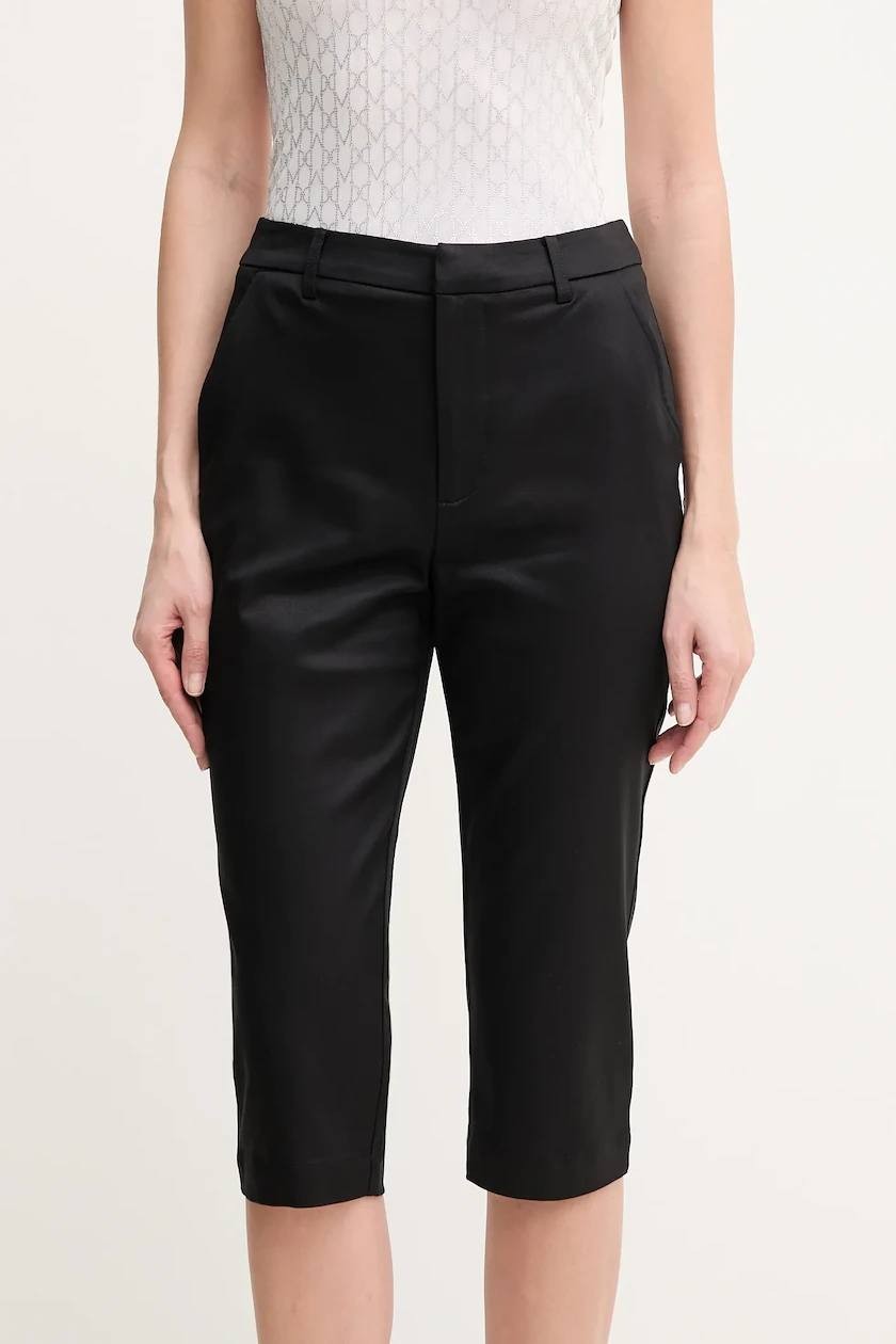Guess Capri Pants L Women’s Black High Waist NWT $98