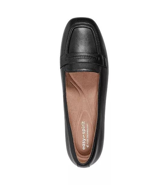 Easy Spirit Women’s Slip-On Loafers 6M Black Leather – New in Box MSRP $99