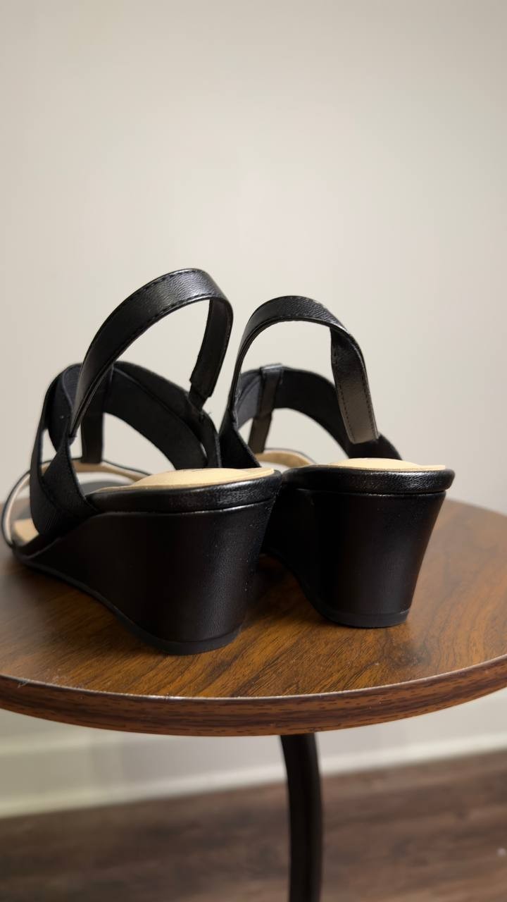 LifeStride  Slingback  Sandals  Black  7.5M  New  $90