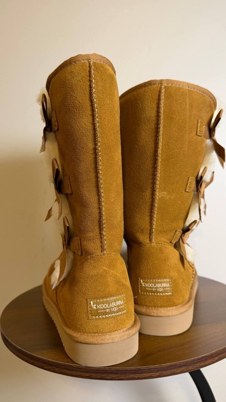 Koolaburra by UGG Boots Size10 Chestnut Suede Pull‑On Warm  Winter NWOB msrp$110