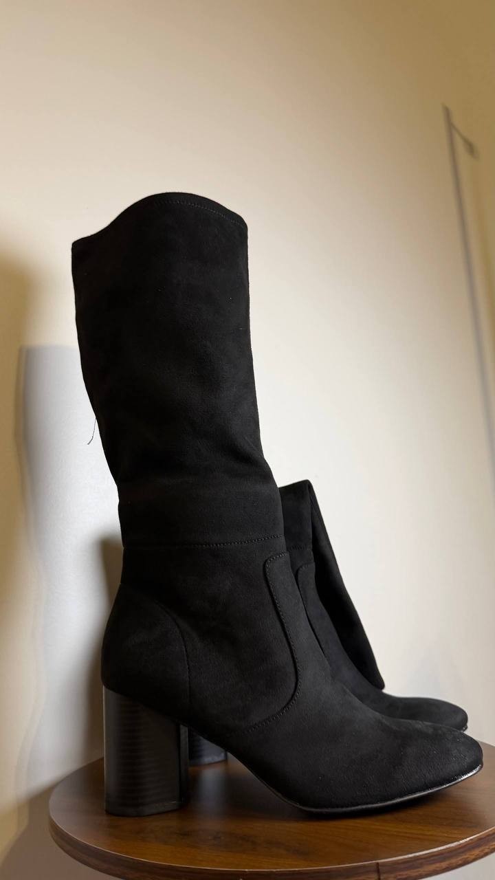 Style & Co High Boots 9.5M Black Man‑Made New in Box MSRP $89.90