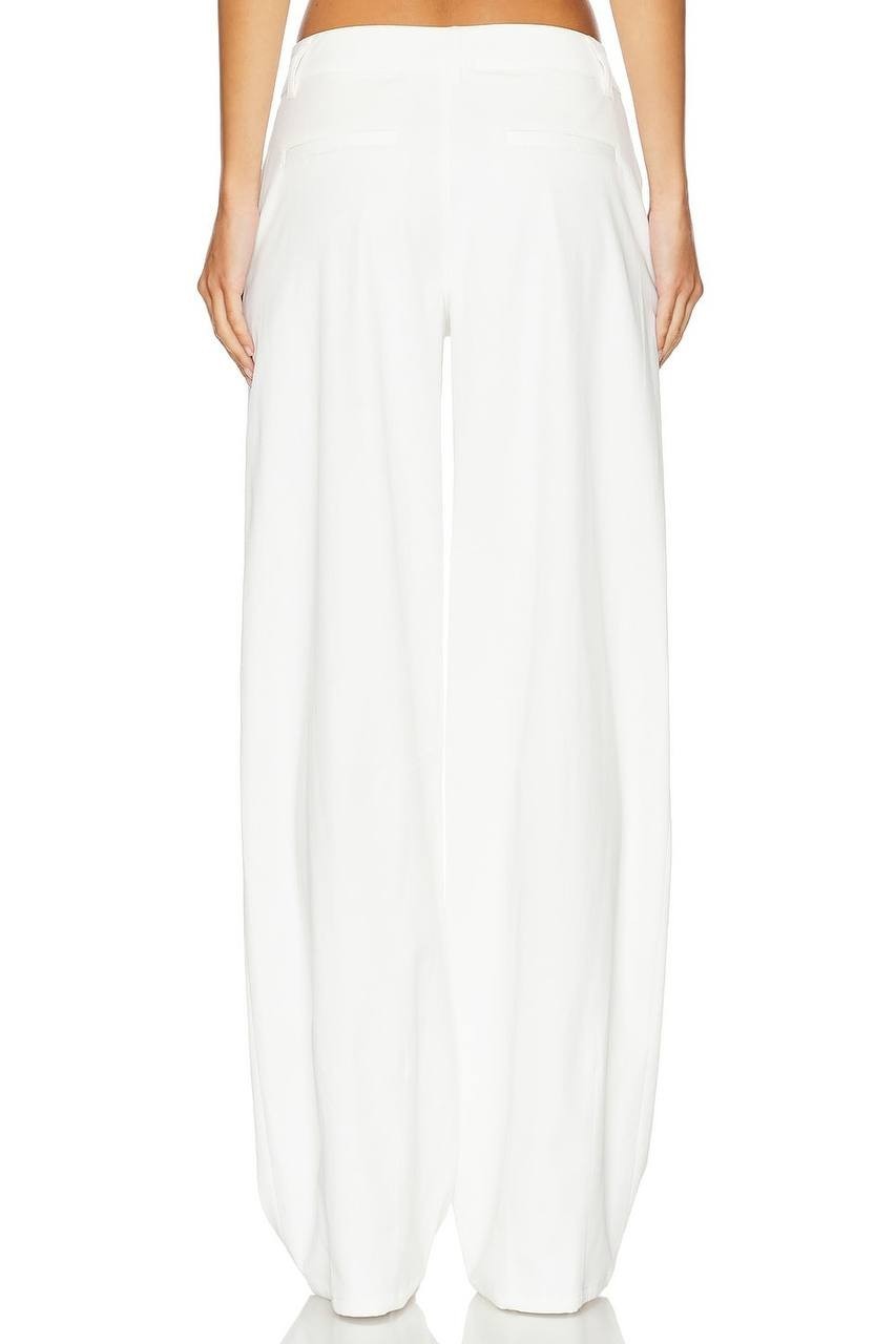Alice + Olivia Porter Balloon Trouser Off White 0 NWT Lyocell Twill Pants