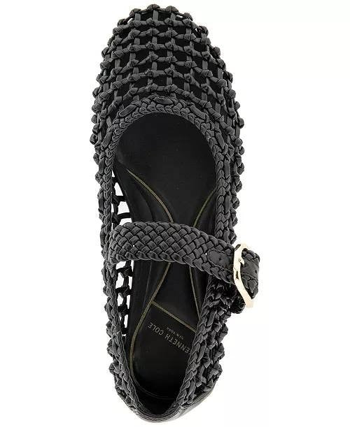 Kenneth  Cole  Ballet  Flats  Black  5M  New  $129