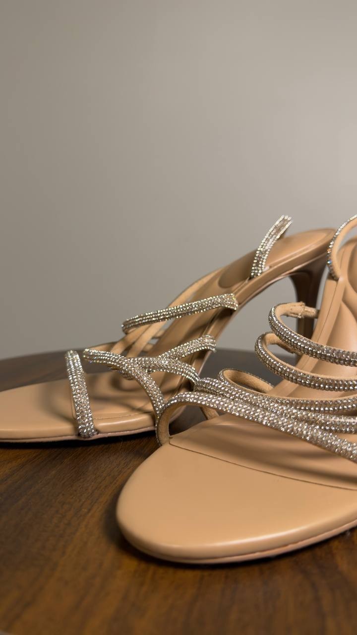 I.N.C. International  Concepts   Sandals  Nude  Bling  7.5 M  NWT  $99.90