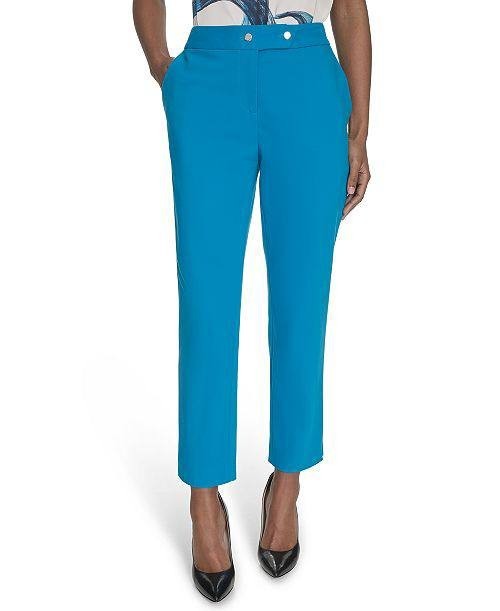 Calvin Klein Ankle Pants – Bright Blue – Size 2 – Tailored Fit – NWT – $99