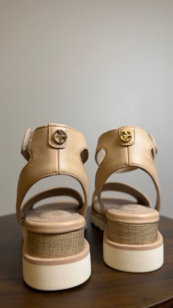 Giani Bernini Wedge Sandals Ginger 6 M New $79.90