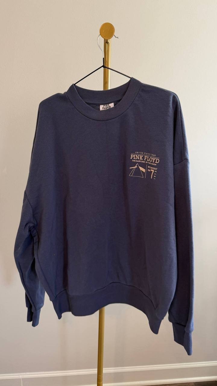Tai Apparel Men’s Pink Floyd Graphic Sweatshirt Relaxed Fit L $119 NWT