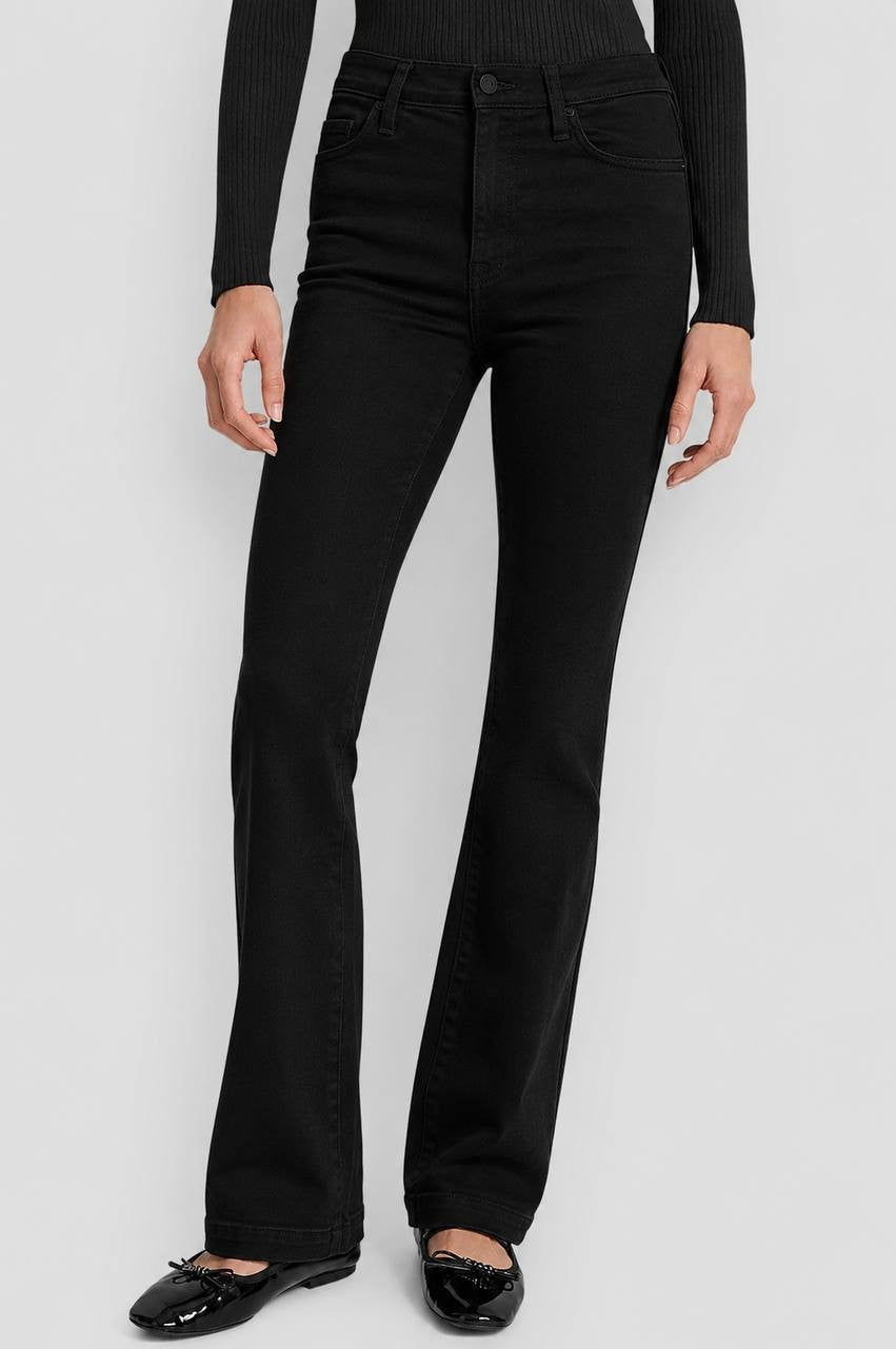 DKNY Jeans Williamsburg High‑Rise Flare Tarmac 25 NWT $79
