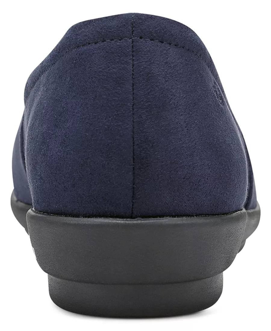 Easy Spirit Arlie Flats 7.5M Dark Blue Textile Slip‑On Lightweight NIB msrp$69