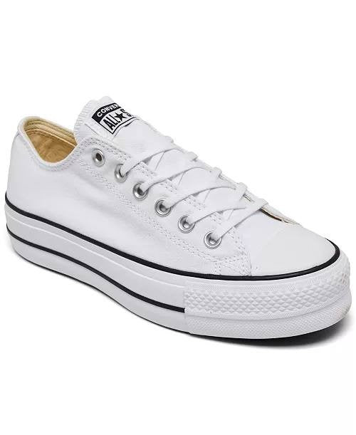 Converse Sneakers 4M White Textile New Without Box MSRP $69.95