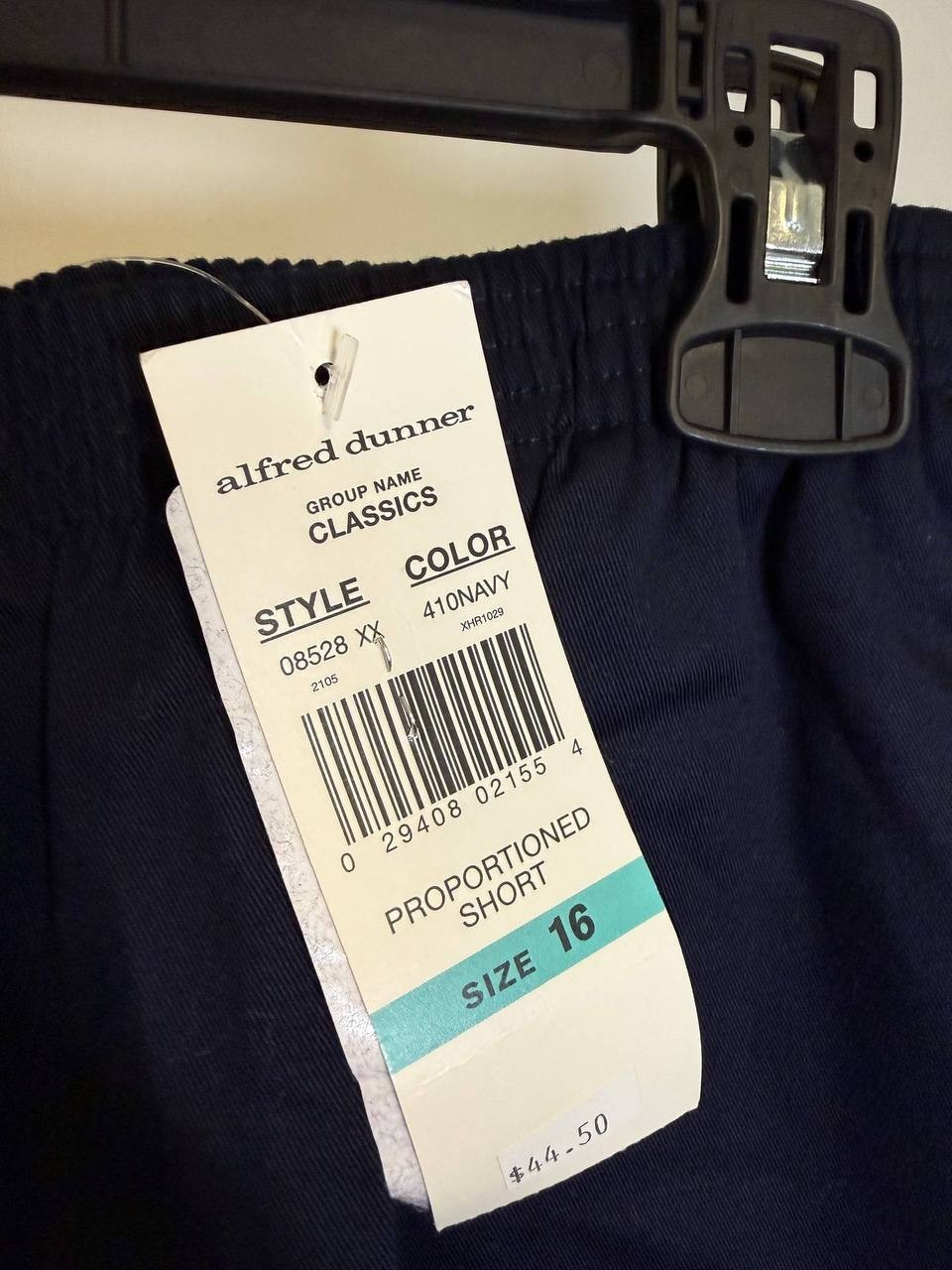 Alfred Dunner Classics Twill Pull‑On Pants – Navy – Size 16 – NWT – $44.50