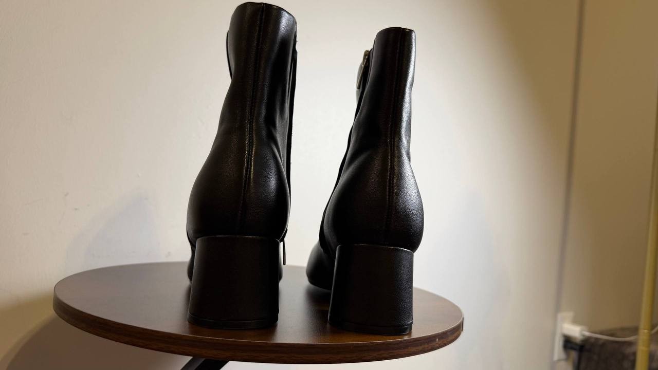 Rockport Women’s Block Heel Booties – Size 9M – Black – New in Box – MSRP $169