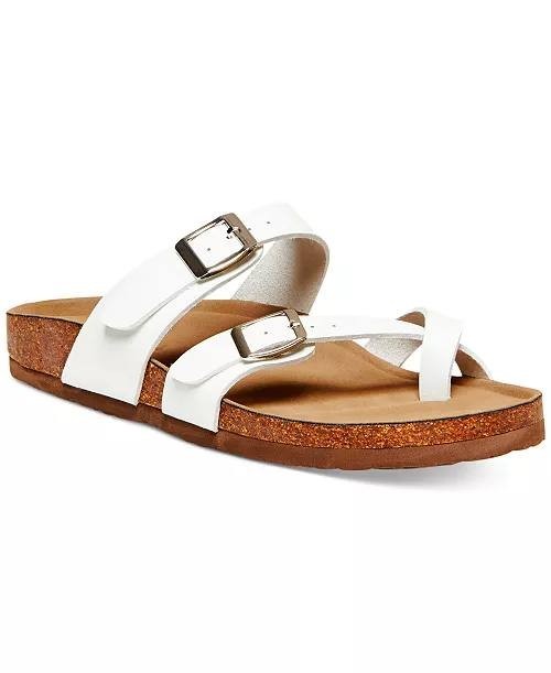 MaddenGirl Footbed Sandals White 7.5 New $55.00