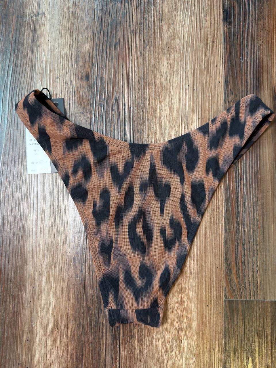 Steve Madden Scoop Hipster Bikini Bottoms Natural MD NWT $58