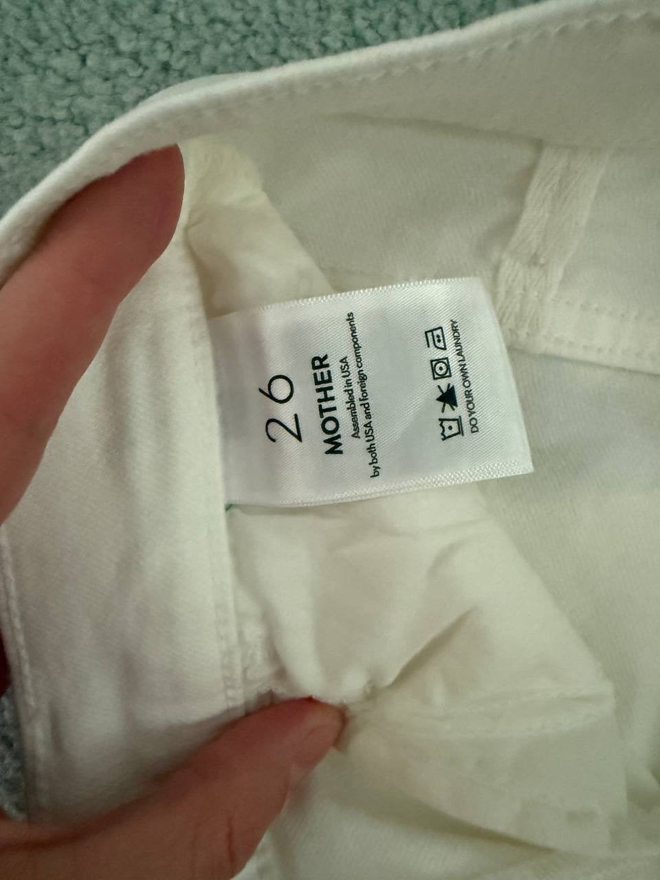 MOTHER The Hustler Ankle Fray – Fairest Of Them All, Size 26