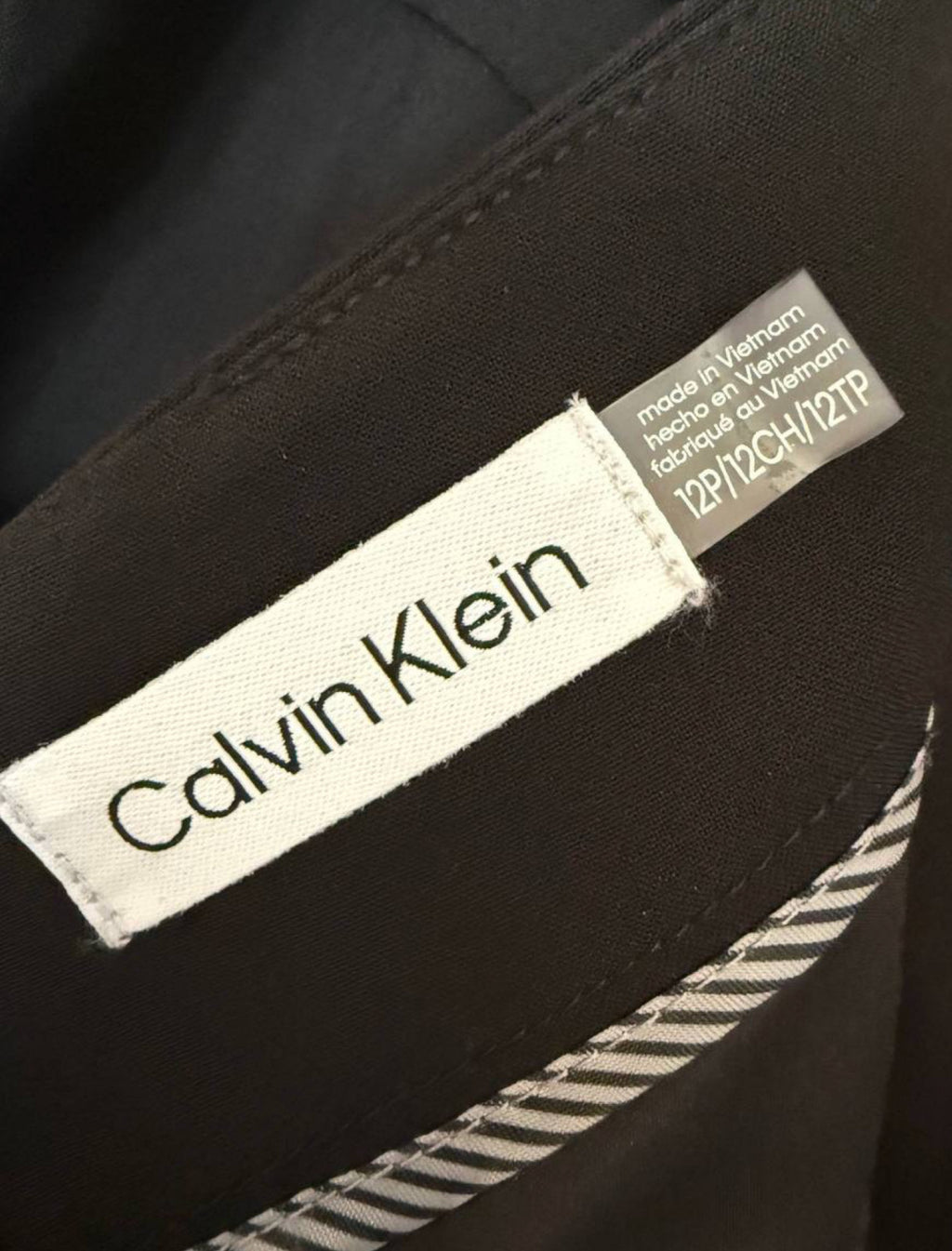 Calvin Klein Petite Pencil Skirt – Size 12P – Black – NWT – $69.98