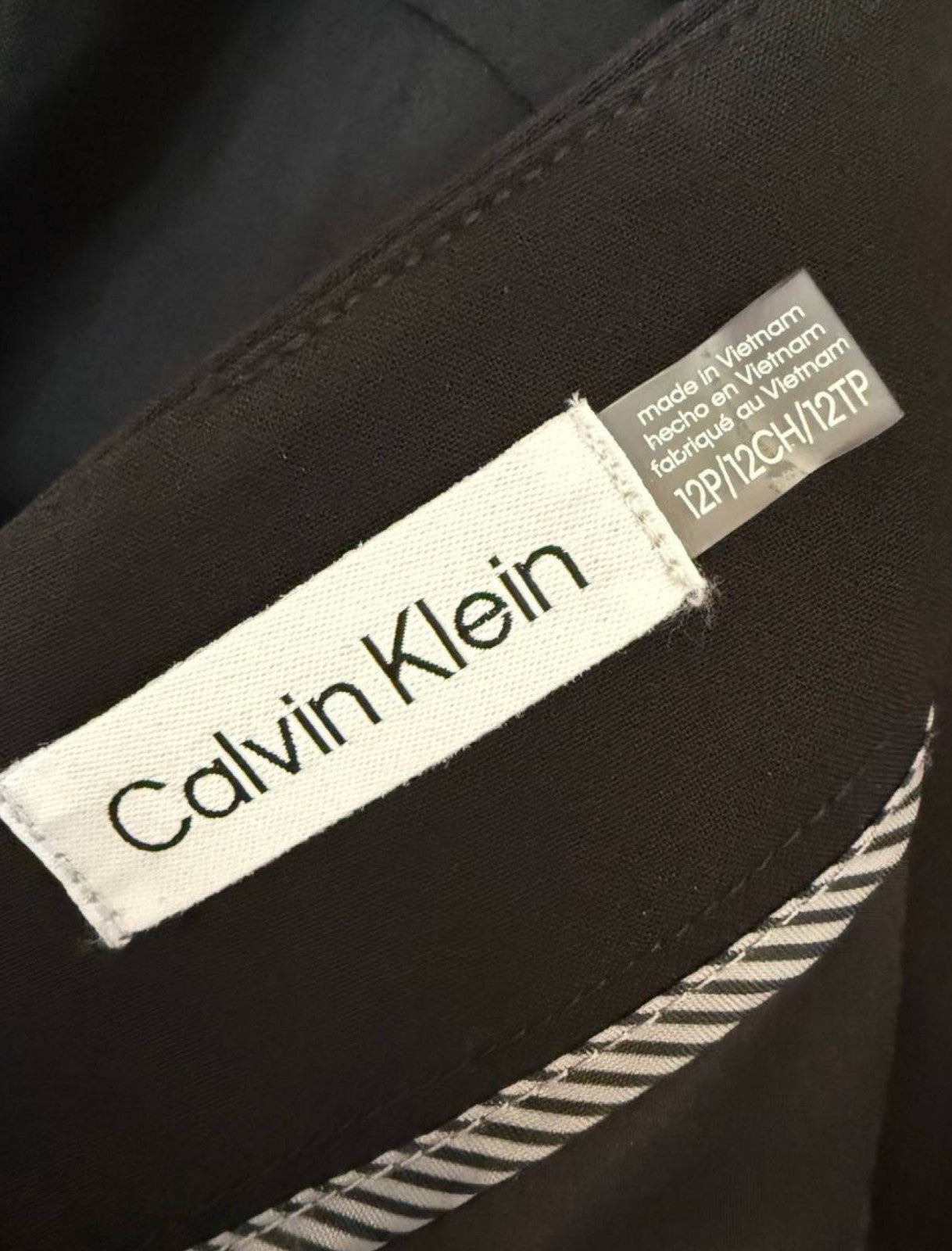 Calvin Klein Petite Pencil Skirt – Size 12P – Black – NWT – $69.98