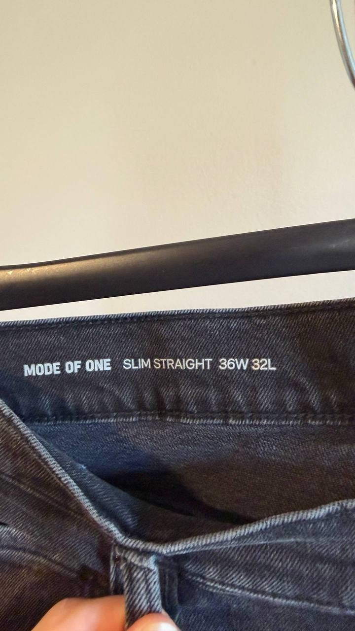 Mode of One Men’s Slim‑Fit Jeans Medium Blue 36W 32L $69.50 NWT