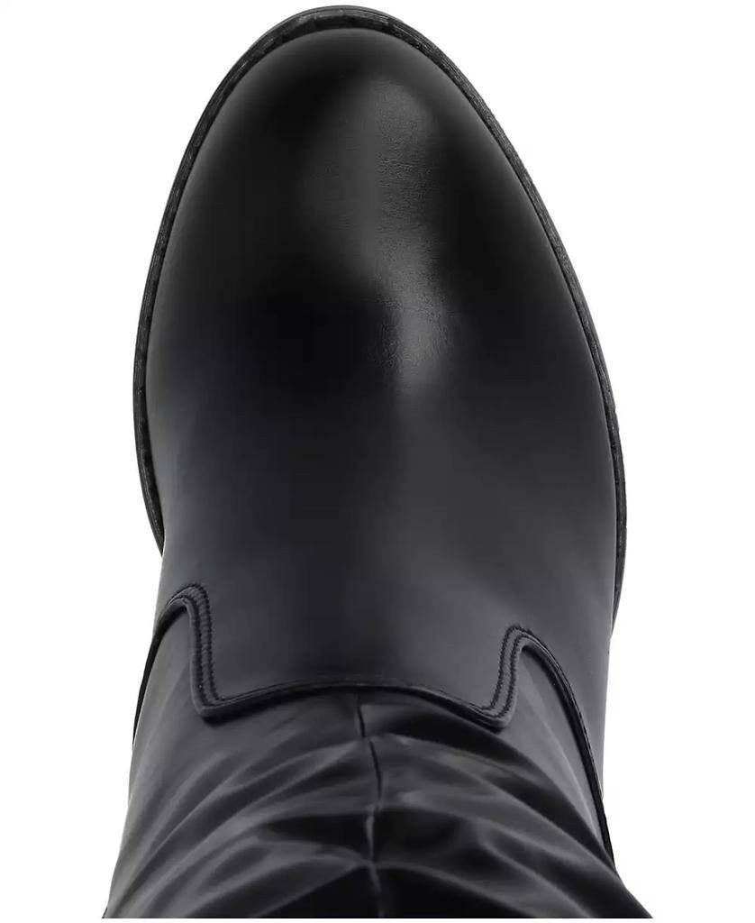Journee Collection Kaison Women’s Boots Black 11WC Man‑Made $143 NWB