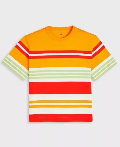 Mode of One Men’s Hollywood‑Stripe T‑Shirt Multi‑Color L $39.50 NWT