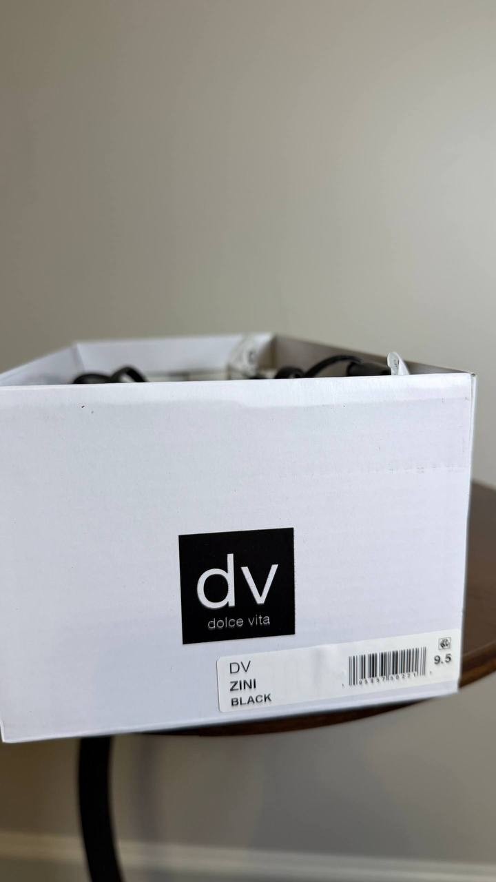 DV Dolce Vita Black Strappy Dress Sandals Size 9.5 New in Box $65