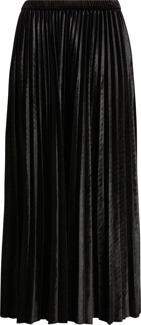 Anne Klein Pull‑On Pleated Velour Skirt – Size XXS – NWT – $119