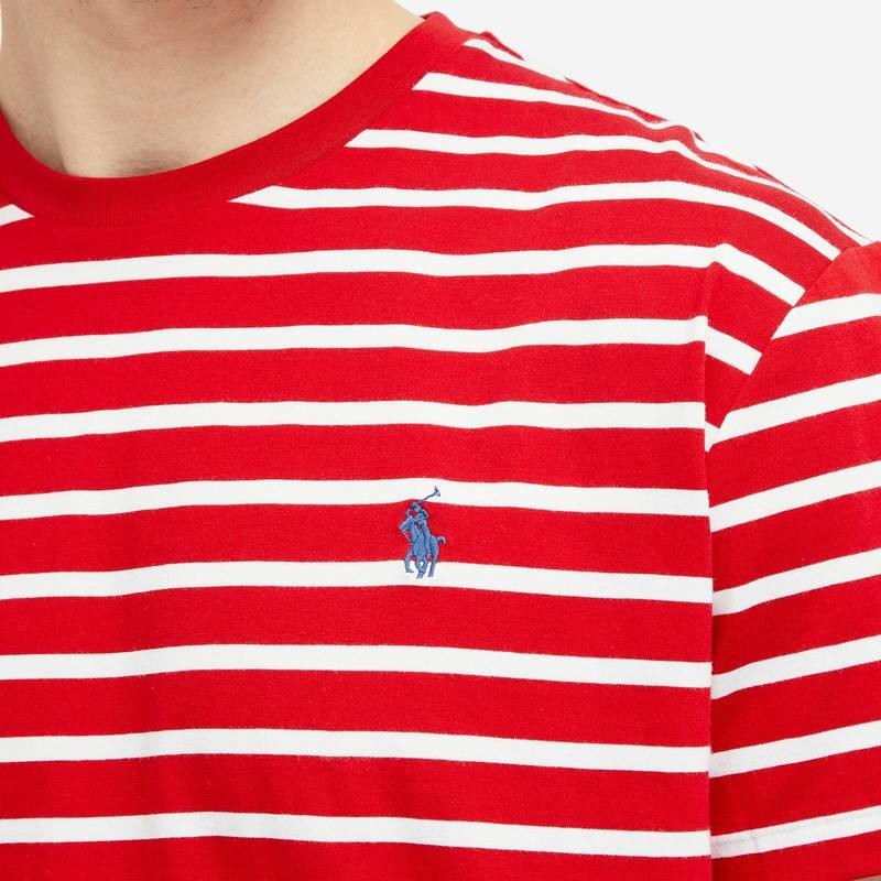 Polo Ralph Lauren Men’s Stripe T‑Shirt Red/White 2XLT $89.50 NWT