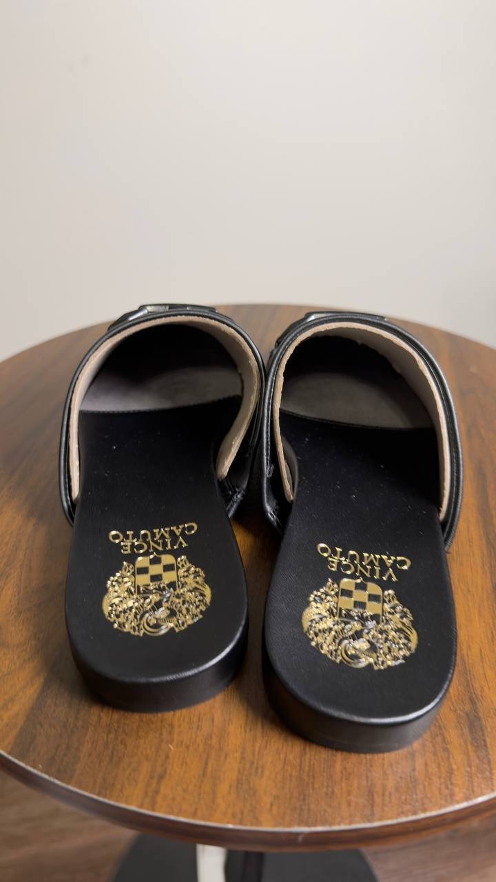 Vince Camuto  Slides  Black  7M  New  $99