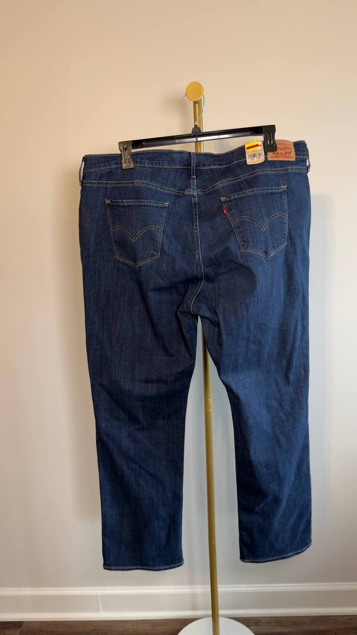 Levi’s Classic Straight Women’s Jeans Plus Size Blue 22W NWT $59.50