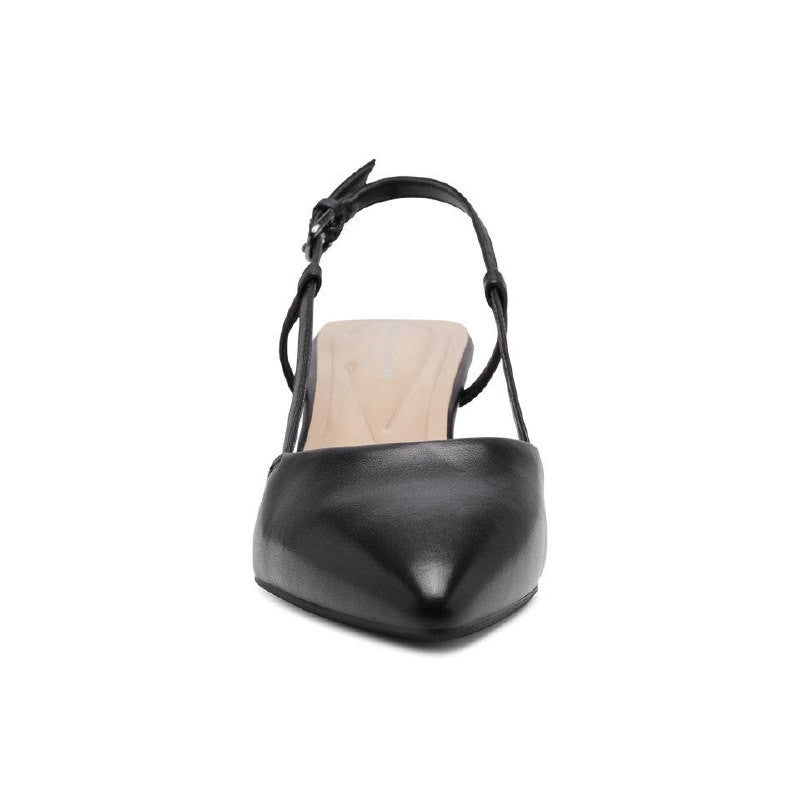 Easy Spirit Havana Pumps 8.5M Black Leather Slingback Pointed Toe NIB msrp$109