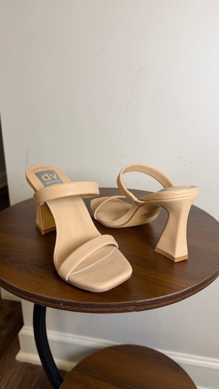 DV Dolce Vita Blush Man‑Made High Heel Dress Sandals Size 5 NIB MSRP $65