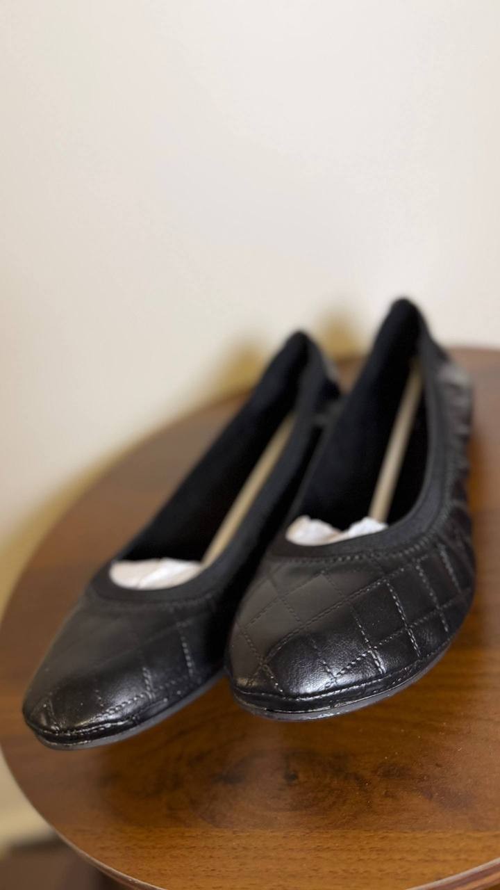 Bandolino Black Man‑Made Ballet Flats 8M NIB MSRP $79
