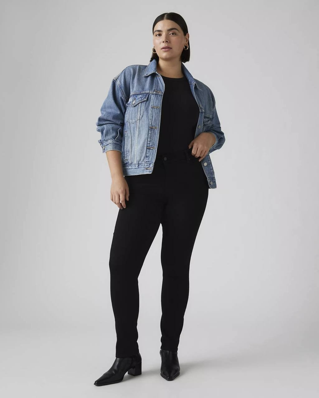 Levi’s Women’s Plus Shaping Jeans Black 22W M $69.50 NWT