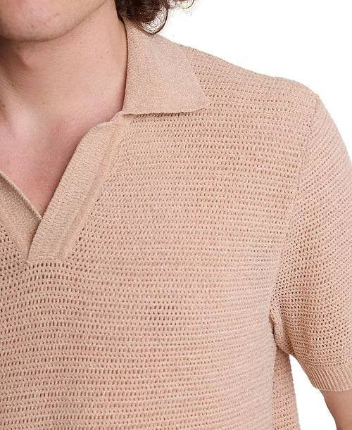 Paisley & Gray Men’s Slim Fit Open Collar Knit Polo Sweater XL $85 NWT