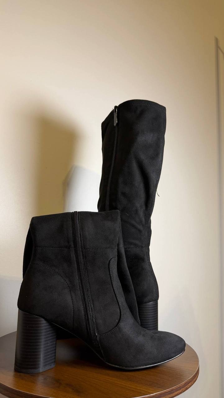 Style & Co High Boots 9.5M Black Man‑Made New in Box MSRP $89.90