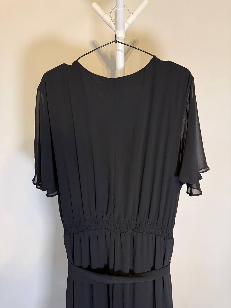 Kasper Women’s V‑Neck Flutter Sleeve Maxi Dress – 3X – NWT – $99