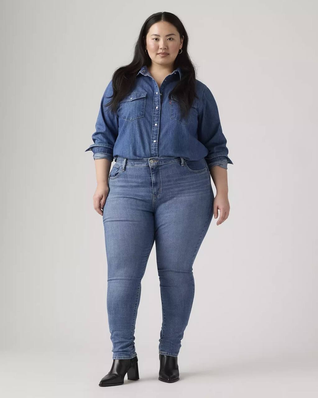 Levi’s 721 High Rise Skinny Jeans Plus Size 20W Lapis Air NWT $69.50