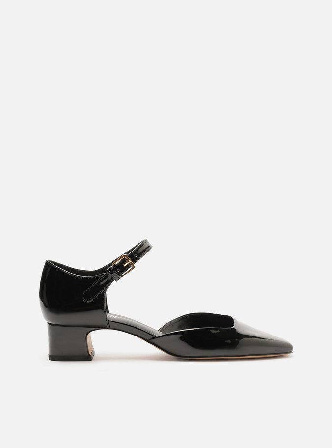 Arezzo Black Man‑Made Block Heel Pumps 8.5B NIB MSRP $99