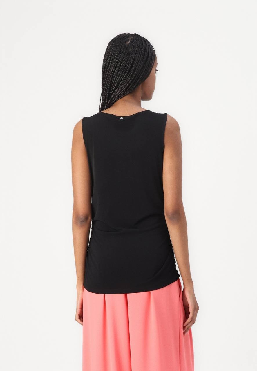 BOSS Women’s EMACHA Sleeveless Top Black M $68 NWT