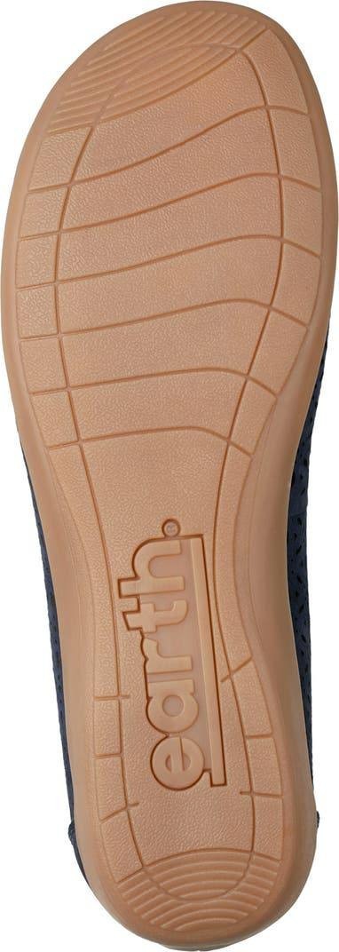 Earth Flats 9.5M Dark Blue Leather Comfort Shoes New in Box