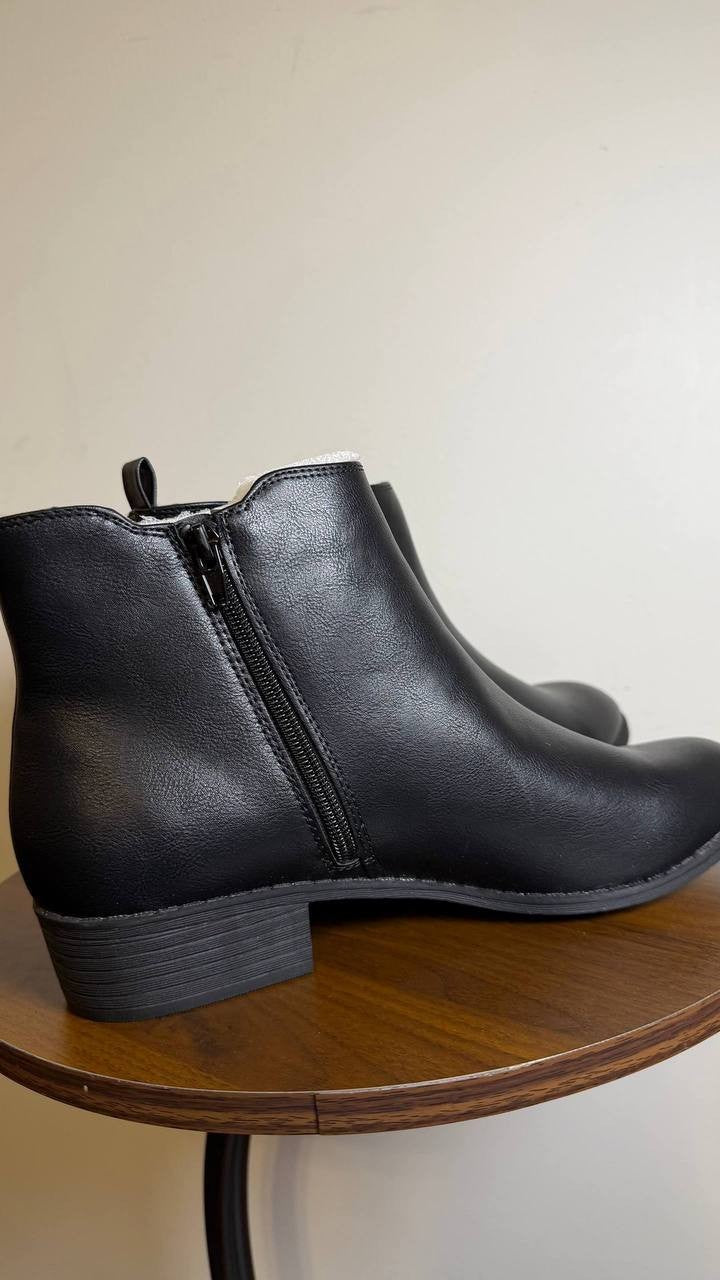 Style&Co Booties Black Man-Made Size 11M New in Box MSRP $69.90