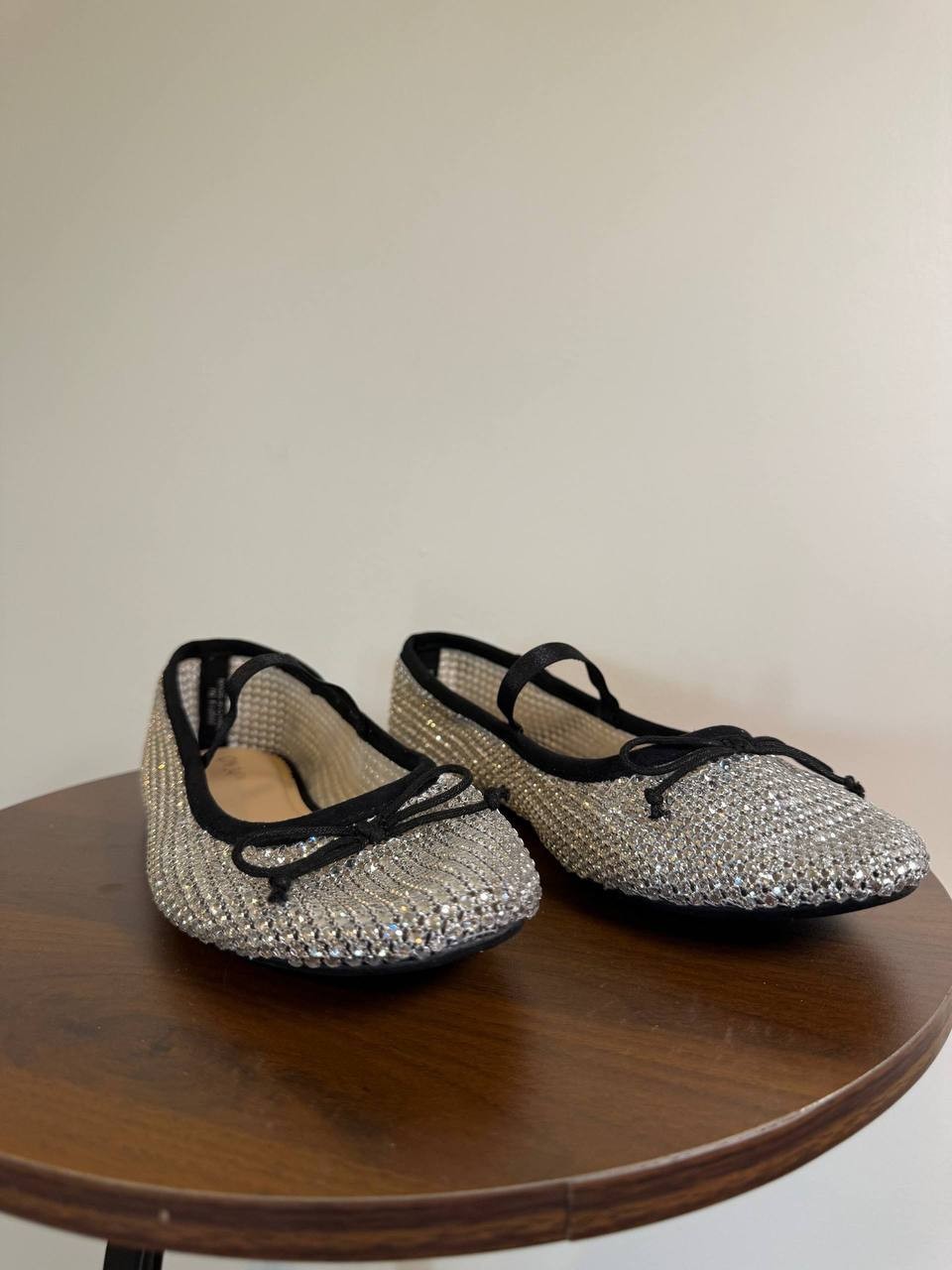 On 34th Farrahh Ballet Flats – Bling Chainmail – Size 7M – NIB