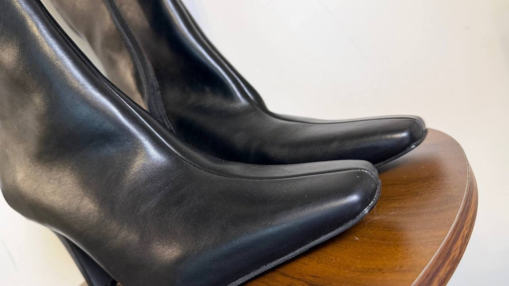 Madden Girl High Dress Boots 9M Black Man‑Made New in Box MSRP $99